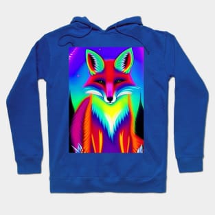 BEAUTIFUL SERENE RAINBOW FOX Hoodie